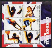 Great Britain 2005 London 2012 Host City for Olympic games perf m/sheet unmounted mint