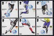 Great Britain 2006 Football World Cup Winners perf set of 6 unmounted mint SG 2628-33