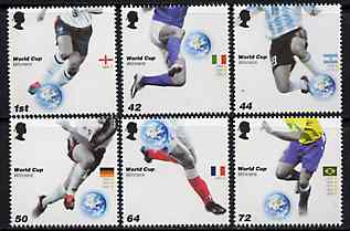 Great Britain 2006 Football World Cup Winners perf set of 6 unmounted mint SG 2628-33