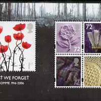 Great Britain 2006 Lest We Forget m/sheet unmounted mint SG MS 2685