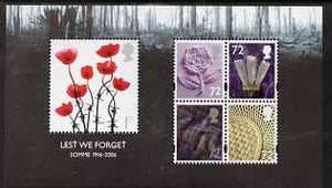 Great Britain 2006 Lest We Forget m/sheet unmounted mint SG MS 2685