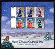 Great Britain 2007 Christmas - Hark the Herald Angels Sing m/sheet containing 6 values unmounted mint SG MS 2795