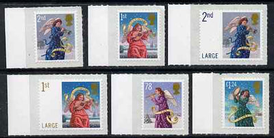 Great Britain 2007 Christmas - Hark the Herald Angels Sing self adhesive set of 6 values unmounted mint, SG 2789-94