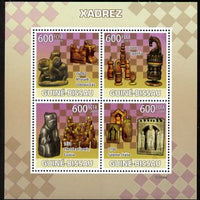 Guinea - Bissau 2009 Chess perf sheetlet containing 4 values unmounted mint Michel 4135-38
