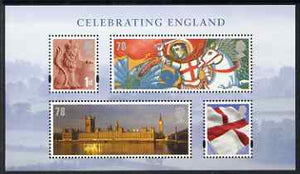 Great Britain 2007 Celebrating England perf m/sheet unmounted mint SG MS EN19
