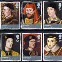 Great Britain 2008 The House of Lancaster & York perf set of 6 unmounted mint SG 2812-17