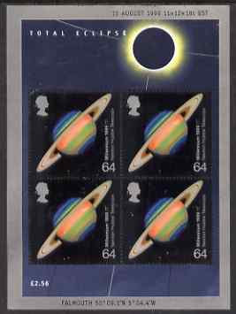 Great Britain 1999 Solar Eclipse perf m/sheet unmounted mint, SG MS 2106