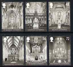 Great Britain 2008 Cathedrals perf set of 6 unmounted mint SG 2841-46