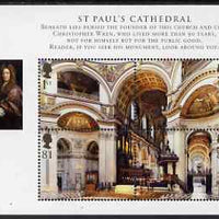 Great Britain 2008 Cathedrals perf m/sheet unmounted mint