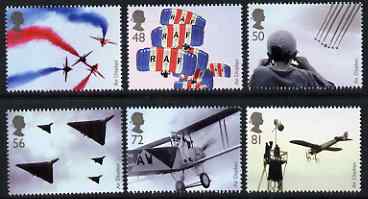 Great Britain 2008 Air Displays perf set of 6 unmounted mint SG 2855-60