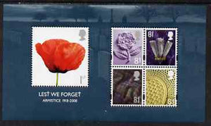 Great Britain 2008 Lest We Forget m/sheet unmounted mint SG MS 2886