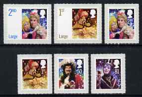 Great Britain 2008 Christmas - Pantomine self-adhesive set of 6 unmounted mint SG 2876-81