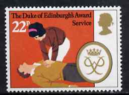Great Britain 1981 First Aid 22p from Duke of Edinburgh Award Scheme set unmounted mint, SG 1164