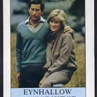 Eynhallow 1982 Princess Di's 21st Birthday imperf deluxe sheet (£2 value) unmounted mint