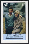Eynhallow 1982 Princess Di's 21st Birthday imperf deluxe sheet (£2 value) unmounted mint