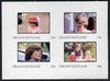 Grunay 1982 Princess Di's 21st Birthday imperf sheetlet containing complete set of 4 values (13p to 45p) unmounted mint