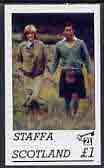 Staffa 1982 Princess Di's 21st Birthday imperf souvenir sheet (£1 value),unmounted mint