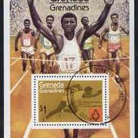 Grenada - Grenadines 1975 Pan American Games m/sheet (Sprinting) cto used, SG MS 110