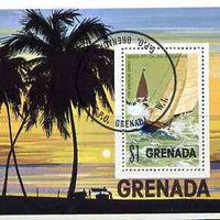 Grenada 1975 Pan American Games m/sheet (Yachting) cto used, SG MS 774