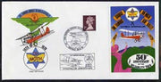 Great Britain 1979 illustrated commemorative cover for 50th Anniversary of the Grouse DH Moth Air Rally with special label, illustrated cancel and cachet