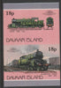 Davaar Island 1983 Locomotives #1 L&SW Class H16 4-6-2T loco 18p imperf se-tenant pair overprinted SPECIMEN unmounted mint