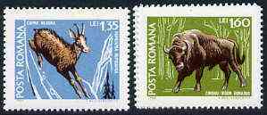 Rumania 1968 Animals set of 2 from Fauna set unmounted mint, SG 3604-05, Mi 2730-31