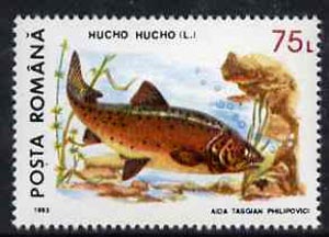 Rumania 1993 Salmon from Protected Animals set of 6 unmounted mint, SG 5530, Mi 4898*