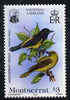Montserrat 1985 Oriole $3 from National Emblems Flora & Fauna set unmounted mint, SG 630*