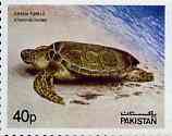 Pakistan 1981 Wildlife Protection (6th Series) 40p Green Turtle unmounted mint, SG 560*