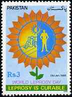 Pakistan 1988 World Leprosy Day unmounted mint, SG 737*