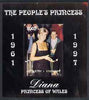 Kyrgyzstan 1997 Diana, The People's Princess perf souvenir sheet #2 (Portrait with black frame) unmounted mint