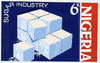 Nigeria - Original artwork essay probably intended for the 1973-74 definitive issue symbolically showing the Sugar industry (6k value) by unknown artist 8" x 5" on card
