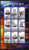 Djibouti 2010 Sailing Ships perf sheetlet containing 9 values fine cto used