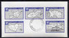 Guernsey - Sark 1964 Maps imperf m/sheet containing the set of 5 with Commodore cancellation