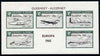 Guernsey - Alderney 1965 Europa overprint,on Aircraft imperf m/sheet unmounted mint, Rosen CSA 51