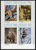 Eynhallow 1981 Birds of Prey #01 imperf,set of 4 values (10p to 75p) unmounted mint
