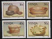 Venda 1989 Traditional Kitchenware set of 4 unmounted mint, SG 183-86