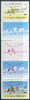 St Thomas & Prince Islands 1979 Aviation History 1Db (Sikorsky VS300) set of 5 imperf progressive proofs comprising blue and magenta single colours, blue & magenta and black & yellow composites plus all four colours unmounted mint
