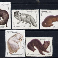 Russia 1980 Fur Bearing Animals set of 5 unmounted mint, SG 5008-12, Mi 4968-72*