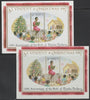 St Vincent 1987 Christmas (Charles Dickens) m/sheet (Teacher reading to Class) full colour die proof on Cromalin plastic card (ex archives) plus issued m/sheet,SG MS 1124