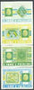St Thomas & Prince Islands 1980 Rowland Hill set of 4, each in imperf proof singles printed in blue & yellow only, some wrinkles or soiling but attractive and most unusual