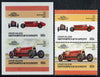 St Vincent - Union Island 1986 Cars #4 (Leaders of the World) 10c (1962 BRM) full colour die proof on Cromalin plastic card (ex archives) plus issued stamp