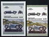 St Vincent - Union Island 1986 Cars #4 (Leaders of the World) $1 (1934 Chrysler) full colour die proof on Cromalin plastic card (ex archives) plus issued stamp