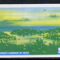 Grenada 1975 St George's Harbour $2 imperf progressive colour proof printed in blue & yellow only (as SG 665) unmounted mint