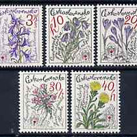 Czechoslovakia 1979 Anniversary of Mountain Rescue Service (Alpine Plants) set of 5 unmounted mint, SG 2455-59, Mi 2494-98