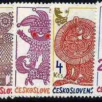 Czechoslovakia 1980 Graphic Cut-Outs set of 5 unmounted mint, SG 2537-41, Mi 2578-82