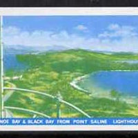 Grenada 1975 Canoe Bay $5 (View from Lighthouse) imperf progressive colour proof printed in blue & yellow (as SG 667) unmounted mint