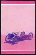 Nevis 1985 75c Ford 999 (1904) imperf progressive colour proof in se-tenant pair printed in blue & magenta (as SG 259a) unmounted mint