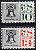 United States 1959 Liberty Bell 10c & 13c unmounted mint, SG A1137-38*