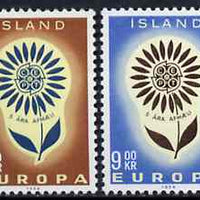 Iceland 1964 Europa set of 2, SG 416-17, Mi 385-86*